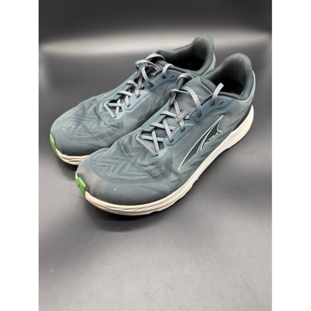 Altra Rivera 4 Mens Grey Green Road Running Shoes AL0A85PB000 Size 12.5